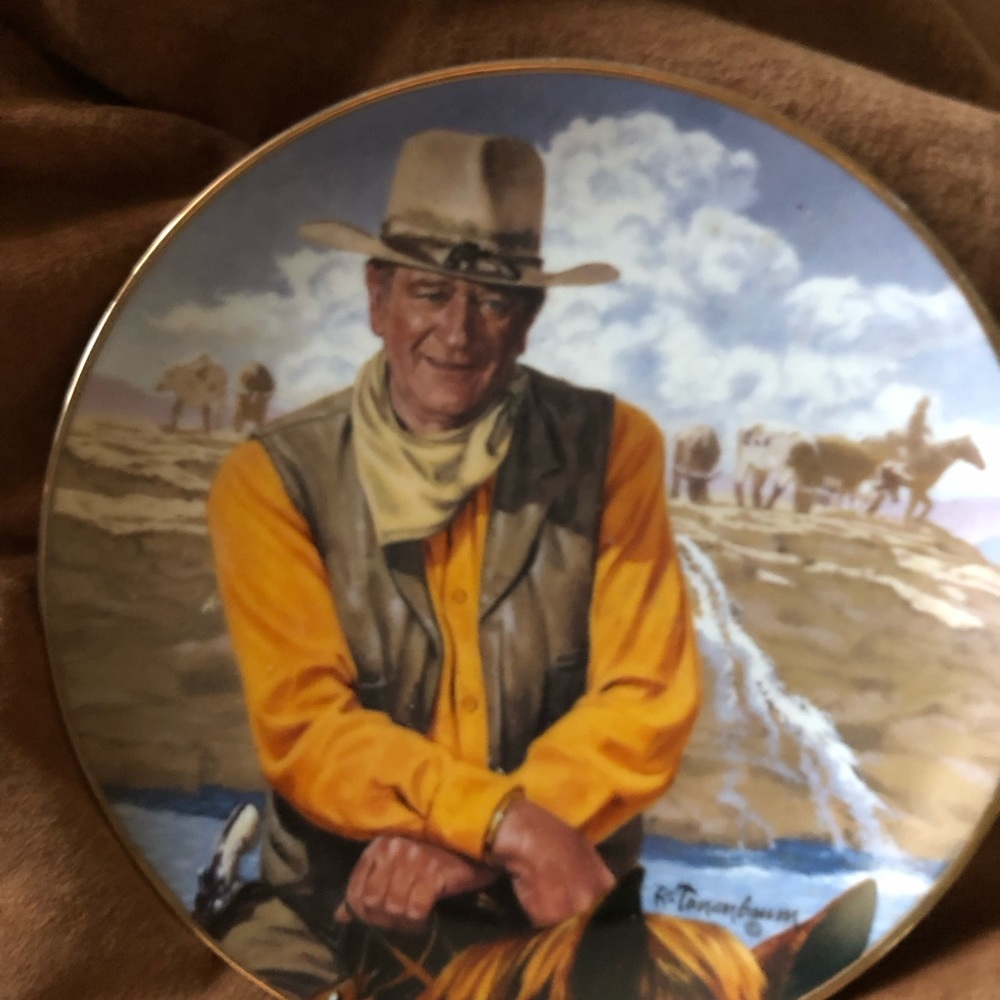 John Wayne plate